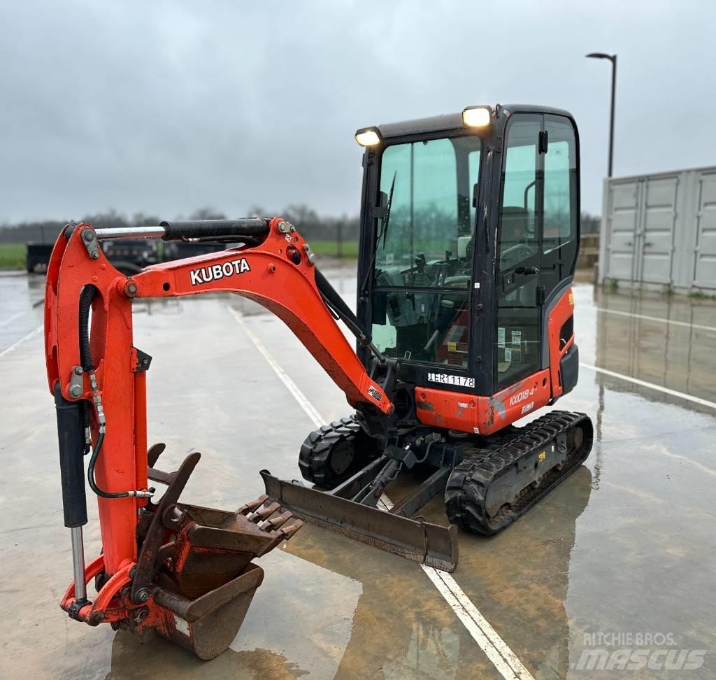 Kubota KX 018-4 حفارات صغيرة أقل من 7 طن (حفارات صغيرة)