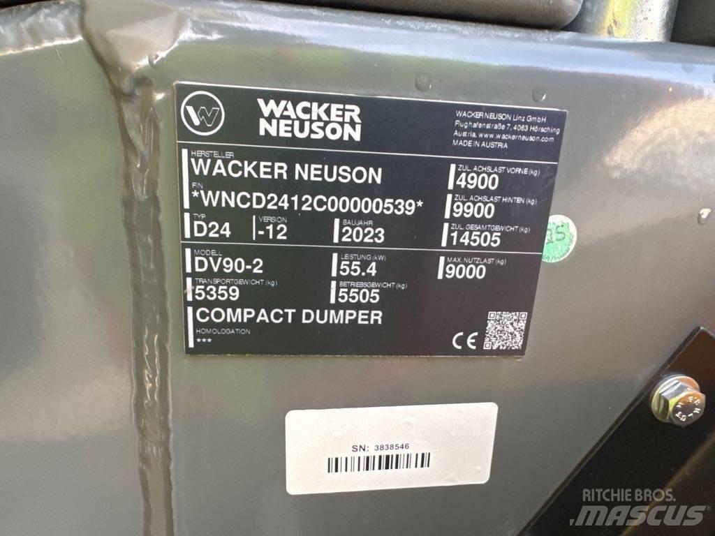Wacker Neuson DV90-2 عربات نقل قلابة للمواقع
