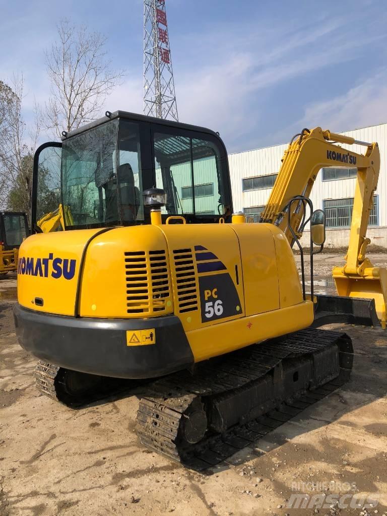 Komatsu PC 56 حفارات صغيرة أقل من 7 طن (حفارات صغيرة)