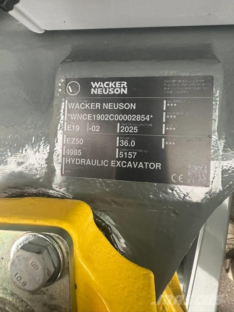 Wacker Neuson EZ 50 حفارات صغيرة أقل من 7 طن (حفارات صغيرة)