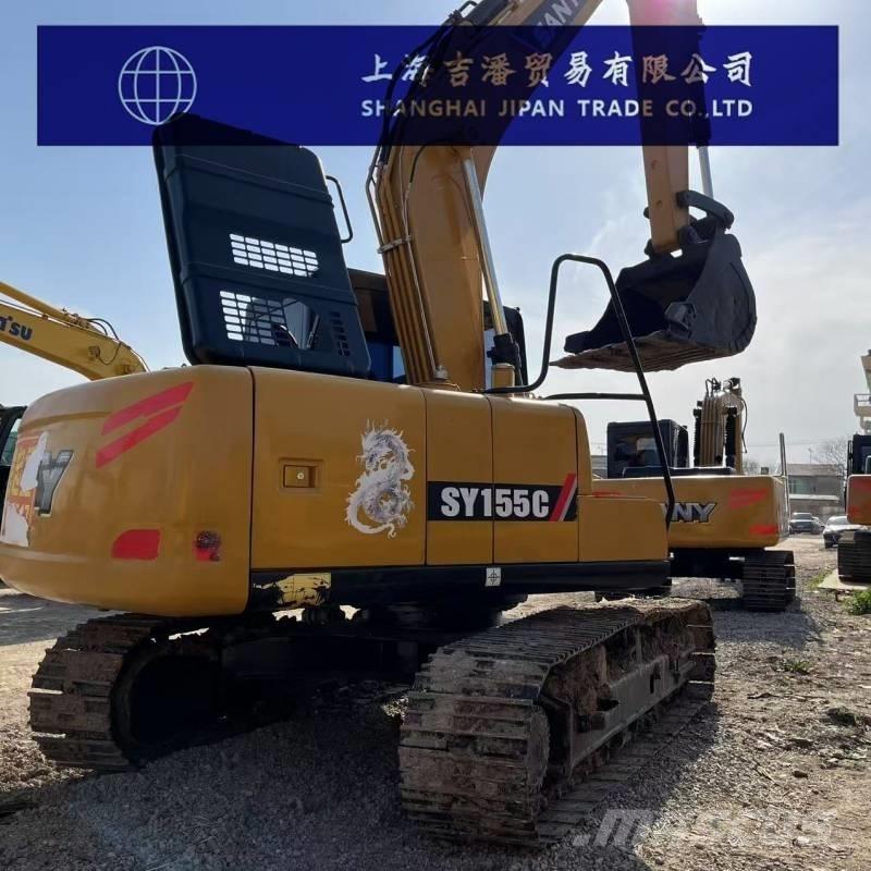 Sany SY 155 C حفارات زحافة