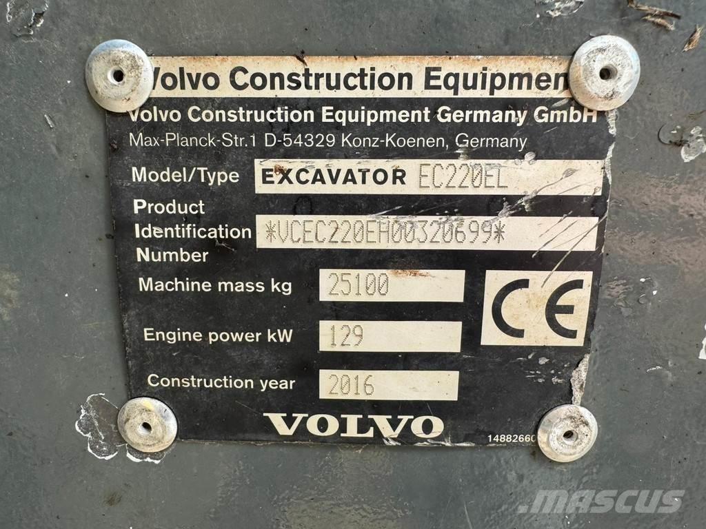 Volvo EC220EL حفارات زحافة