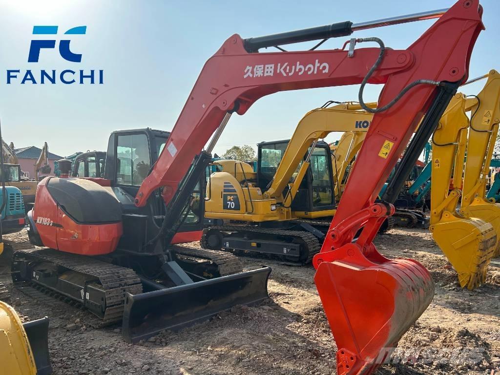 Kubota kx163 حفارات زحافة