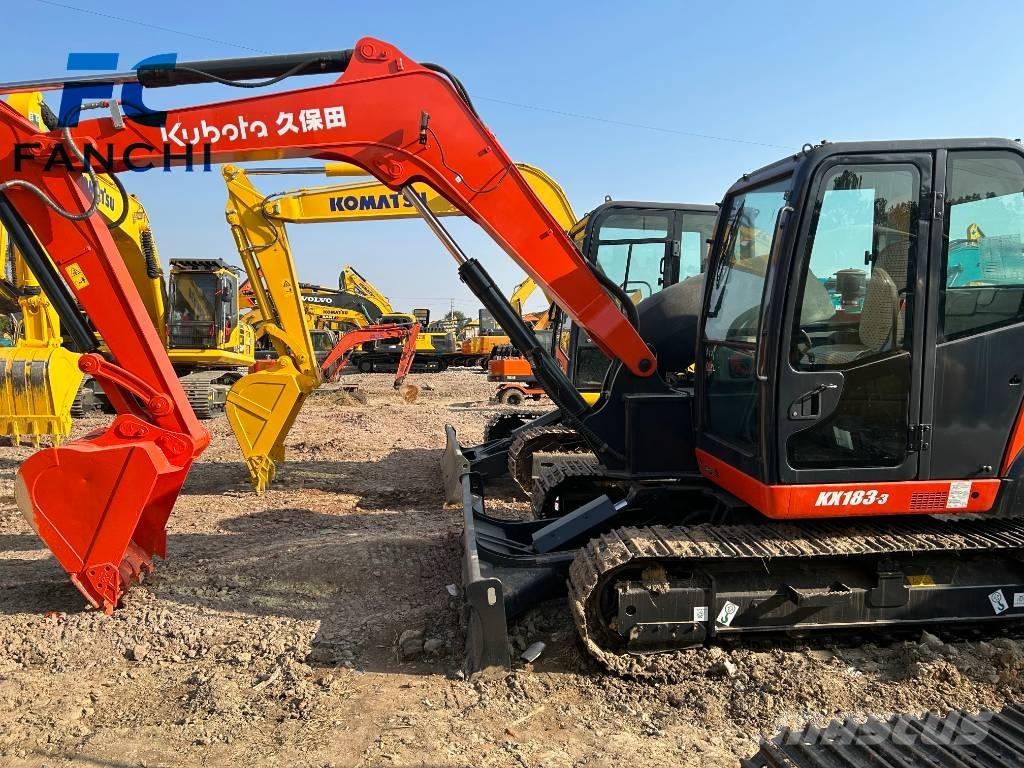 Kubota kx163 حفارات زحافة