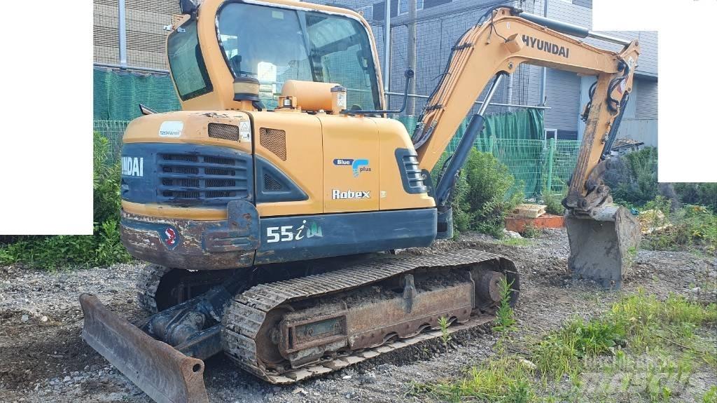 Hyundai ROBEX 55 حفارات صغيرة أقل من 7 طن (حفارات صغيرة)