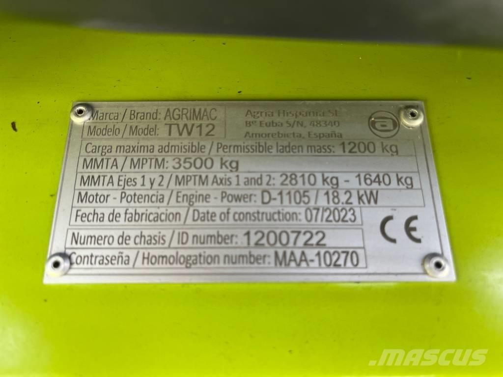 Agrimac TW 12 4x4 شاحنات الديزل