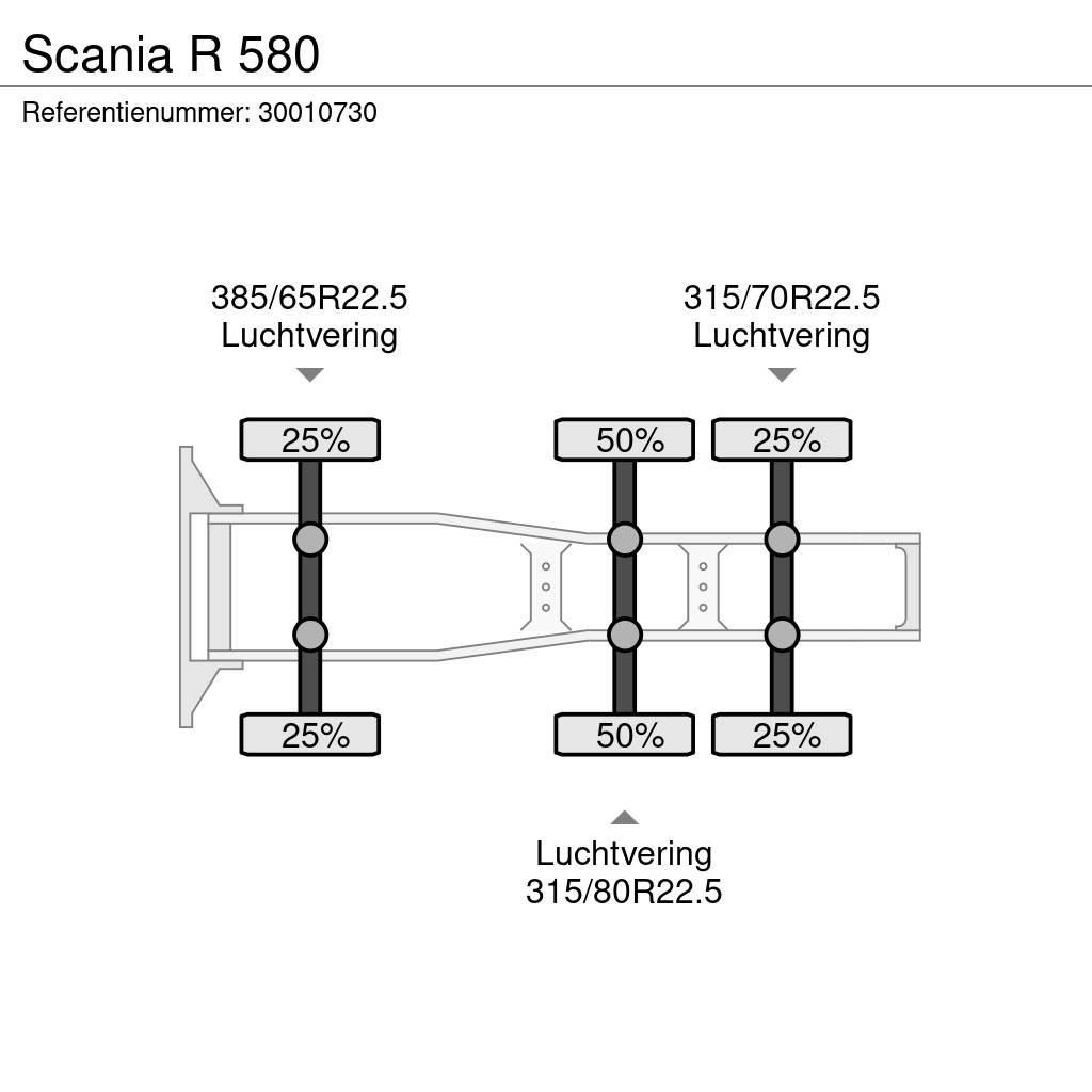 Scania R 580 وحدات الجر