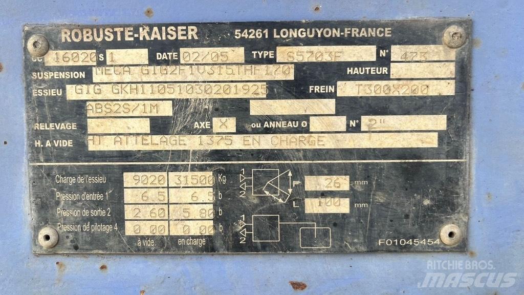 Kaiser TPSL نصف مقطورات مركبات النقل