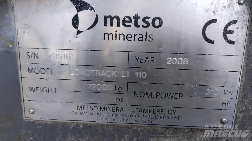 Metso LT 110 الكسارات المتنقلة