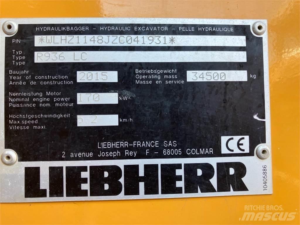 Liebherr R936 حفارات زحافة