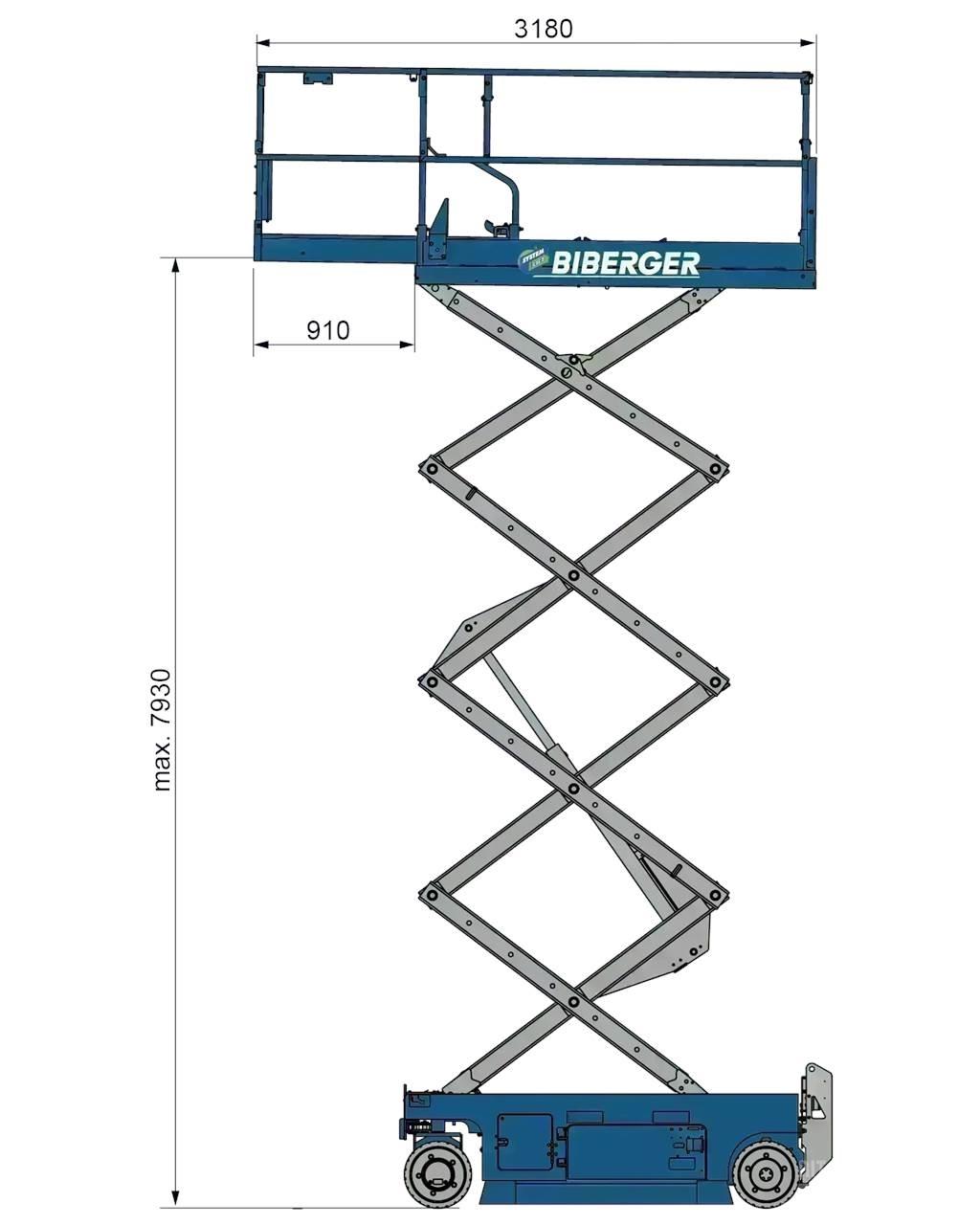 Genie GS 2632 رافعات مقصية الشكل
