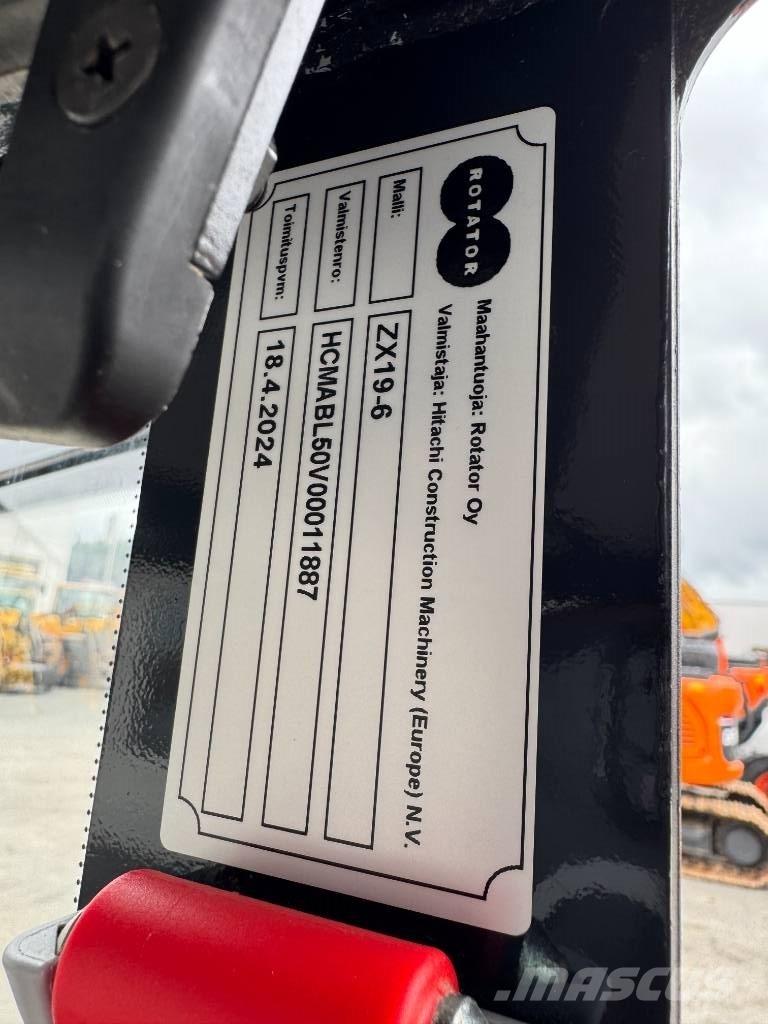 Hitachi ZX 19-6 CR حفارات صغيرة أقل من 7 طن (حفارات صغيرة)