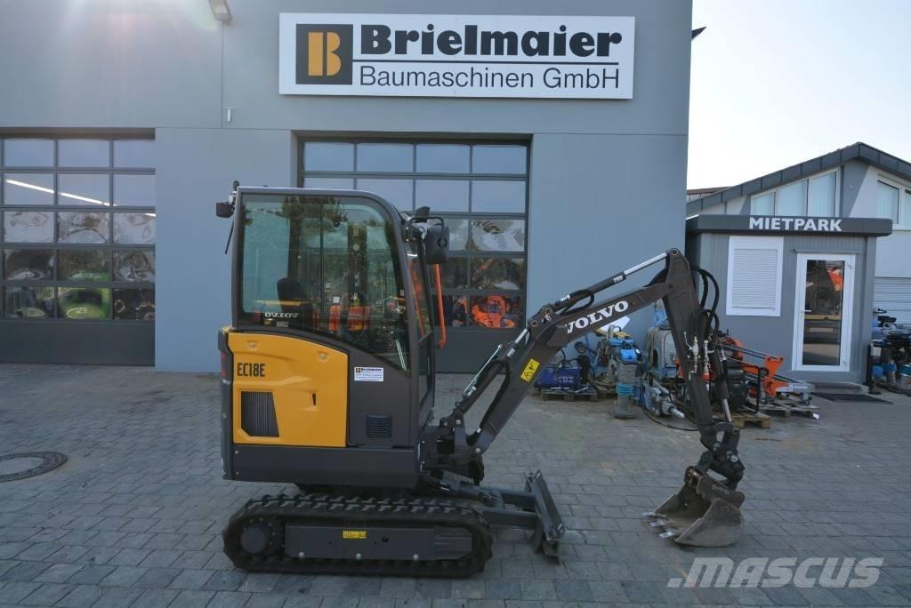 Volvo EC 18 E حفارات صغيرة أقل من 7 طن (حفارات صغيرة)