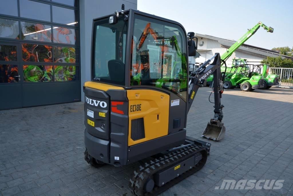 Volvo EC 18 E حفارات صغيرة أقل من 7 طن (حفارات صغيرة)