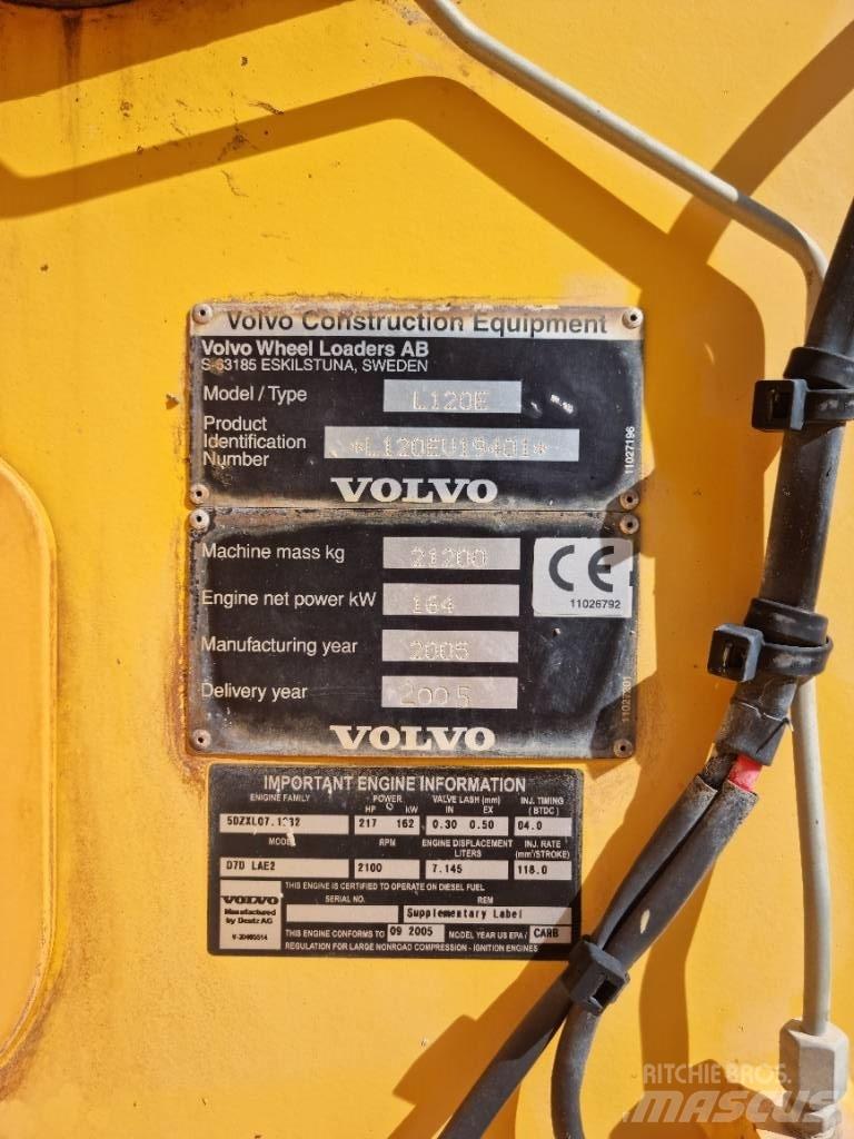 Volvo L 120 E لوادر بعجل