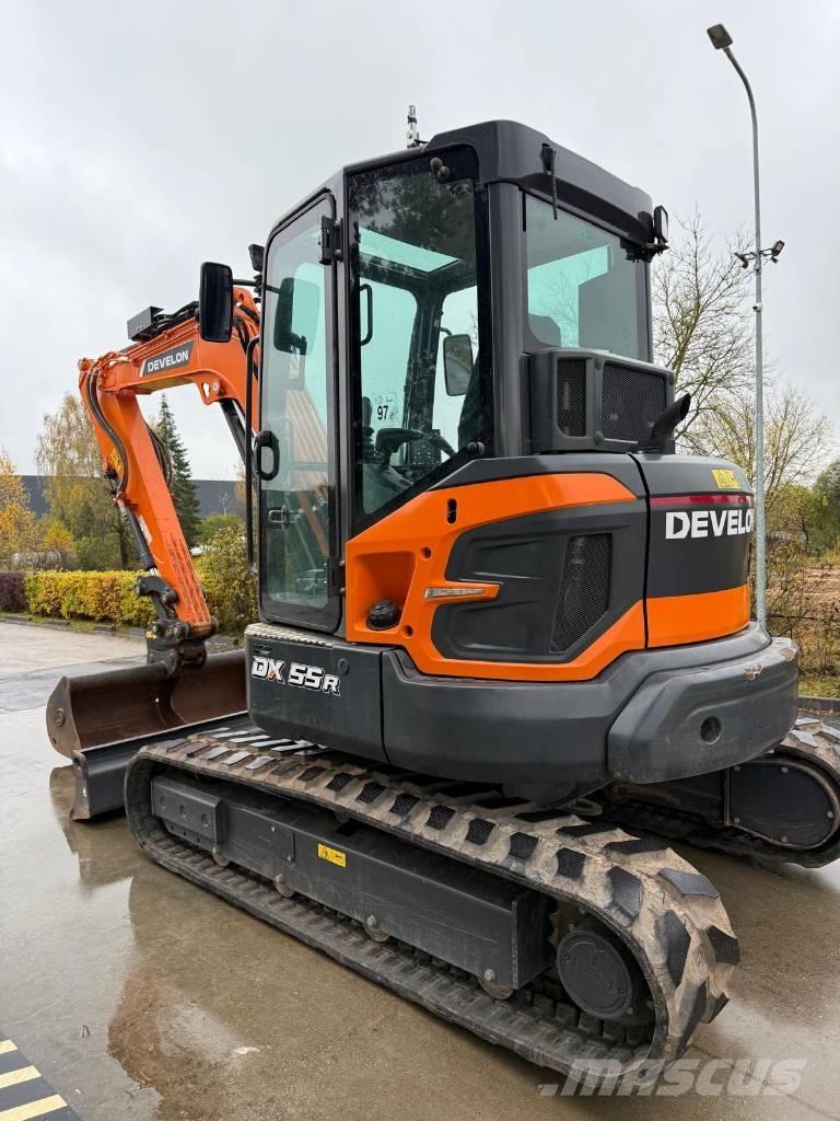 Doosan DX 55 RZ حفارات زحافة