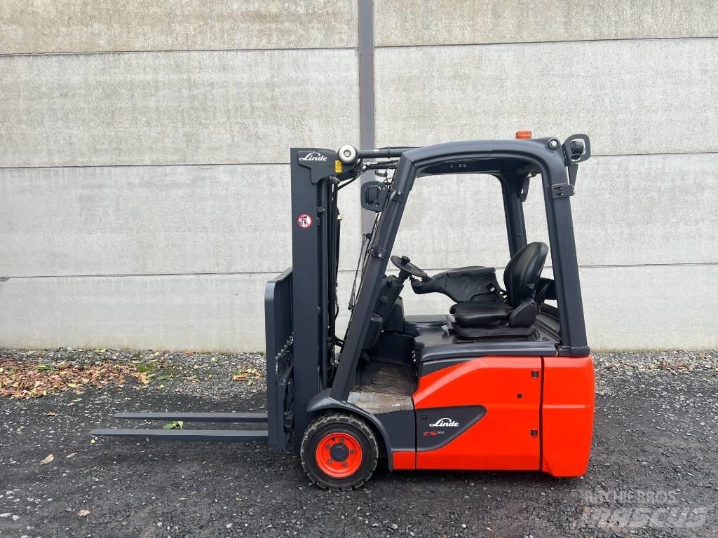 Linde E16C-02 EVO شاحنات ذات رافعات شوكية تعمل بالكهرباء