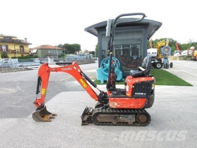 Kubota K 008-5 حفارات صغيرة أقل من 7 طن (حفارات صغيرة)