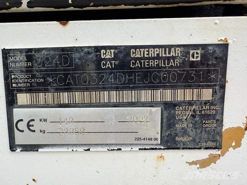 CAT 324DLN حفارات زحافة