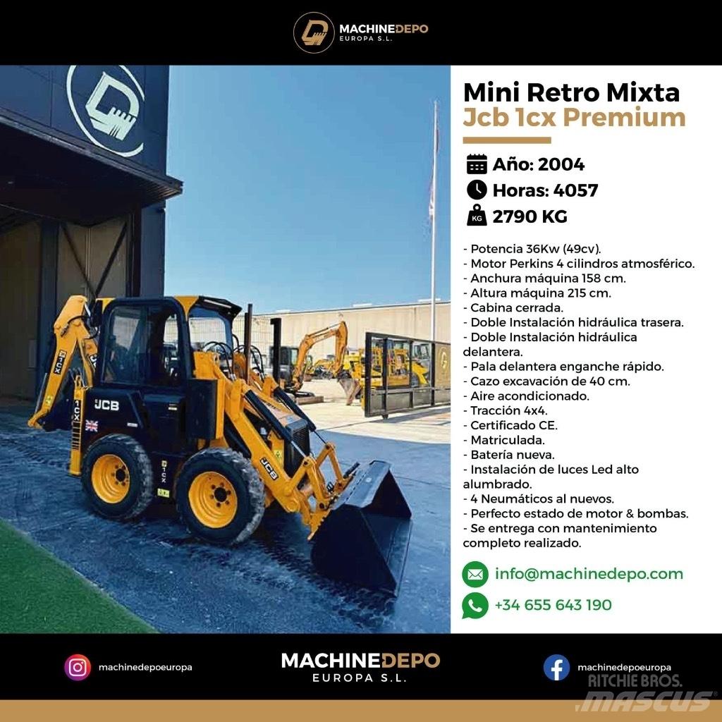 JCB 1 CX لوادر ذات جرافات عكسية