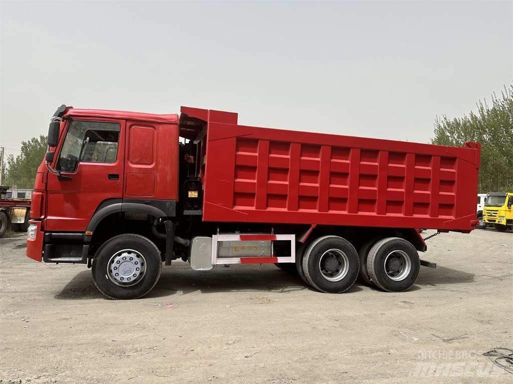 Howo 6*4 371hp شاحنات قلابة