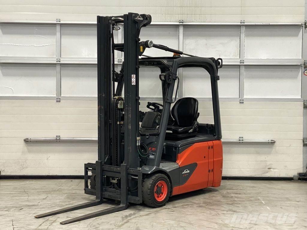 Linde E16-02 شاحنات ذات رافعات شوكية تعمل بالكهرباء