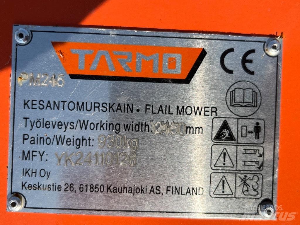 Tarmo PM 245 جزازات وأغطية المراعي
