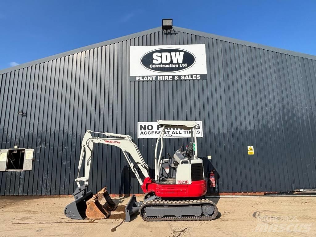 Takeuchi TB 23 R حفارات صغيرة أقل من 7 طن (حفارات صغيرة)