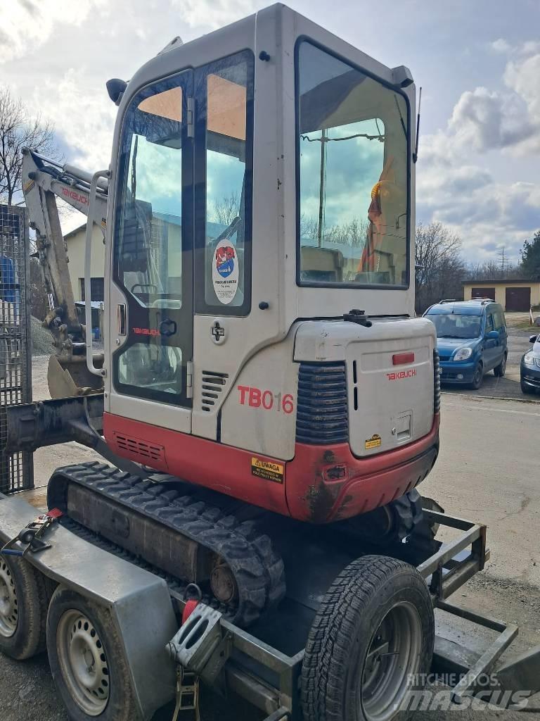 Takeuchi TB016 حفارات صغيرة أقل من 7 طن (حفارات صغيرة)