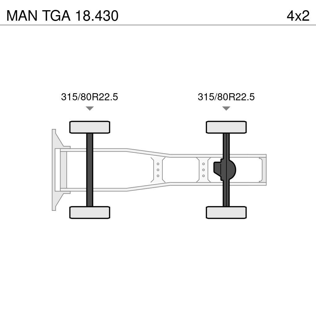MAN TGA 18.430 وحدات الجر