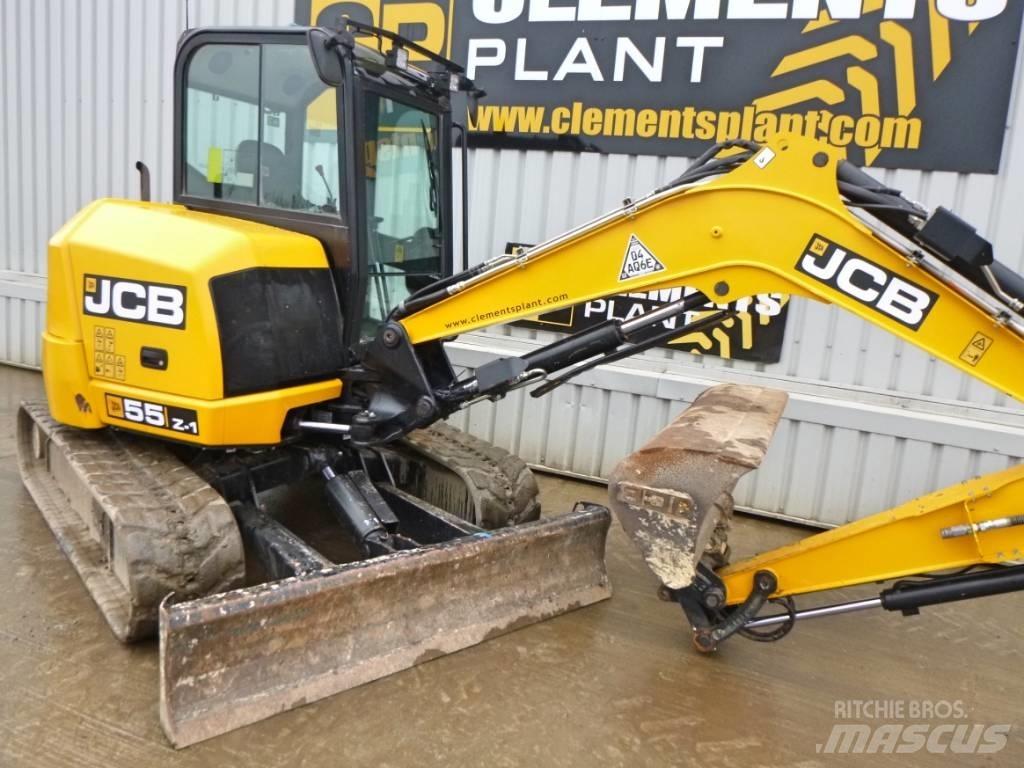 JCB 55 Z-1 حفارات صغيرة أقل من 7 طن (حفارات صغيرة)