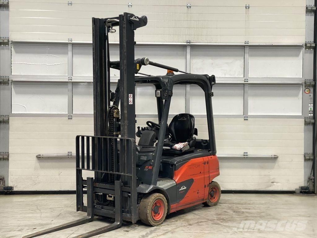 Linde E16P-02 شاحنات ذات رافعات شوكية تعمل بالكهرباء