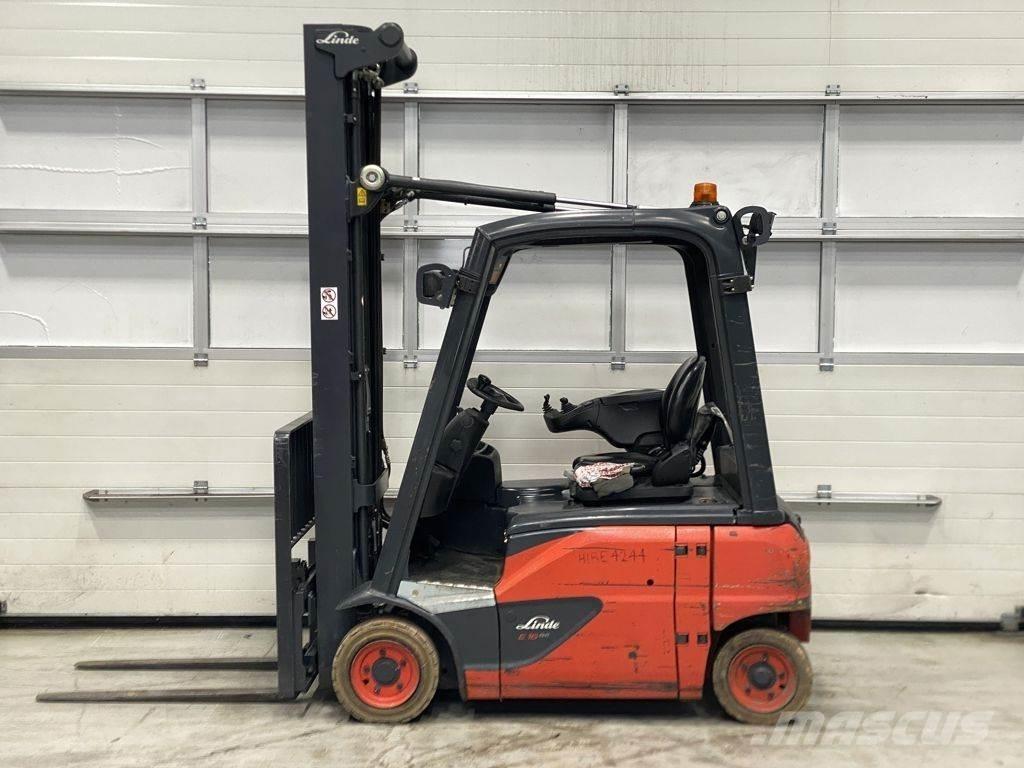 Linde E16P-02 شاحنات ذات رافعات شوكية تعمل بالكهرباء