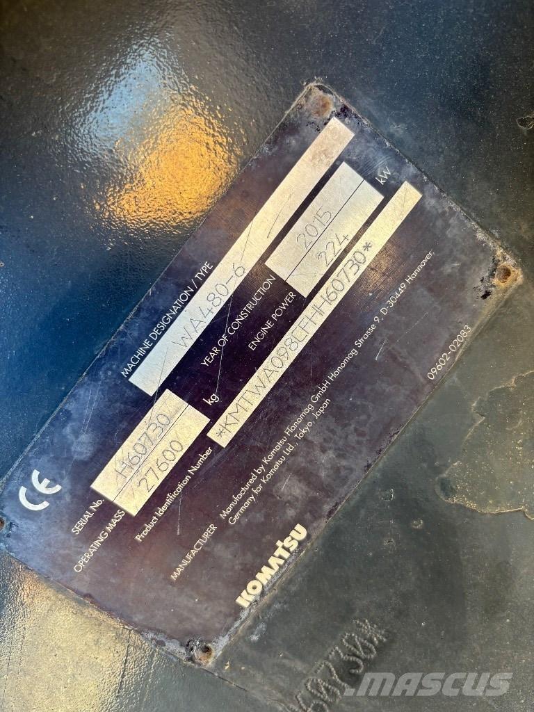 Komatsu WA 480-6 لوادر بعجل