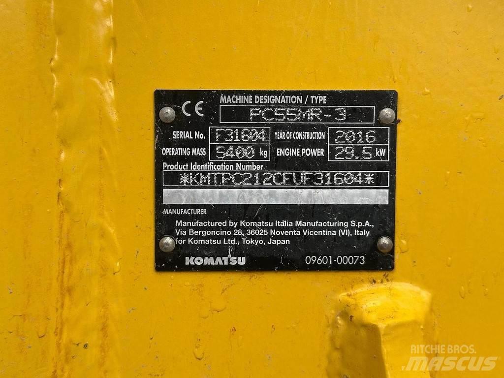 Komatsu PC55-MR3 حفارات صغيرة أقل من 7 طن (حفارات صغيرة)