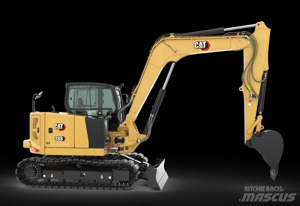 CAT 308 حفارات وسط 7 طن - 12 طن