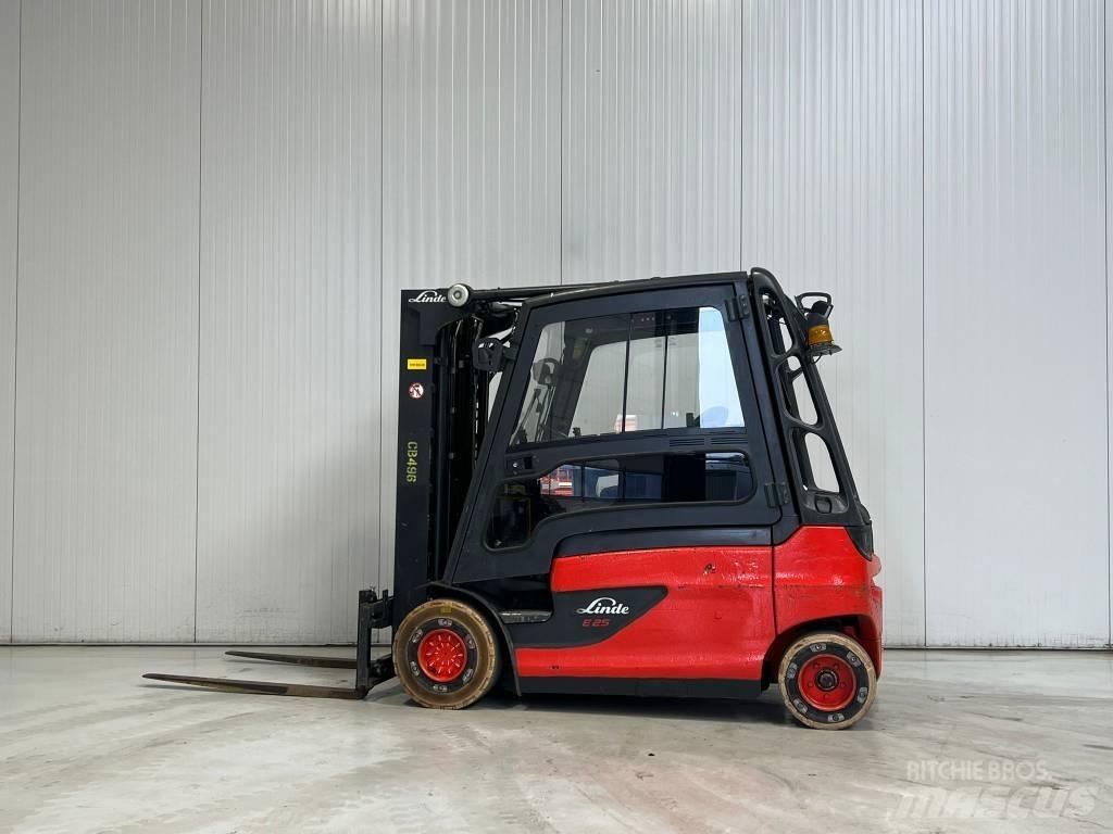 Linde E25L-01 شاحنات ذات رافعات شوكية تعمل بالكهرباء