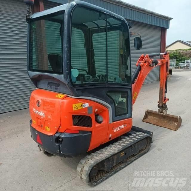 Kubota KX 018-4 حفارات صغيرة أقل من 7 طن (حفارات صغيرة)