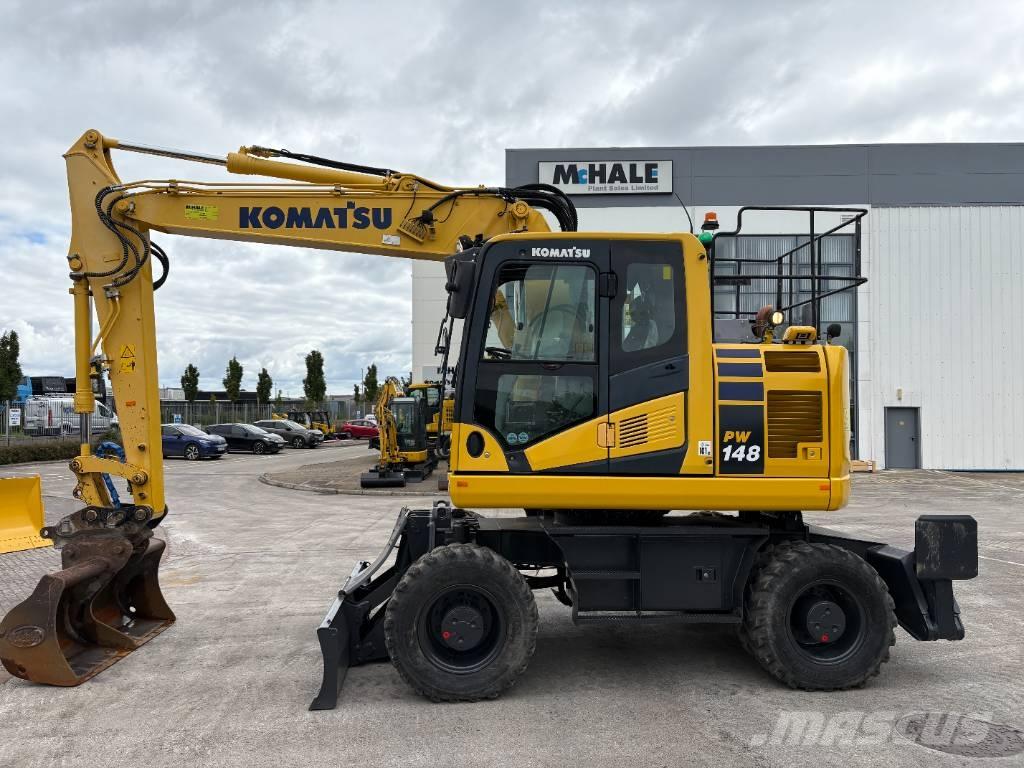 Komatsu PW148-11 حفارات بعجل