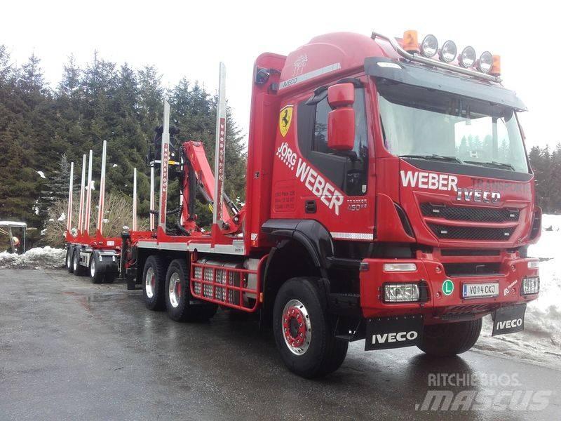 Iveco Trakker 450 شاحنات الرافعات