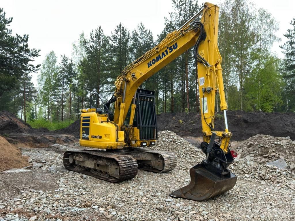 Komatsu PC138US-11 حفارات زحافة
