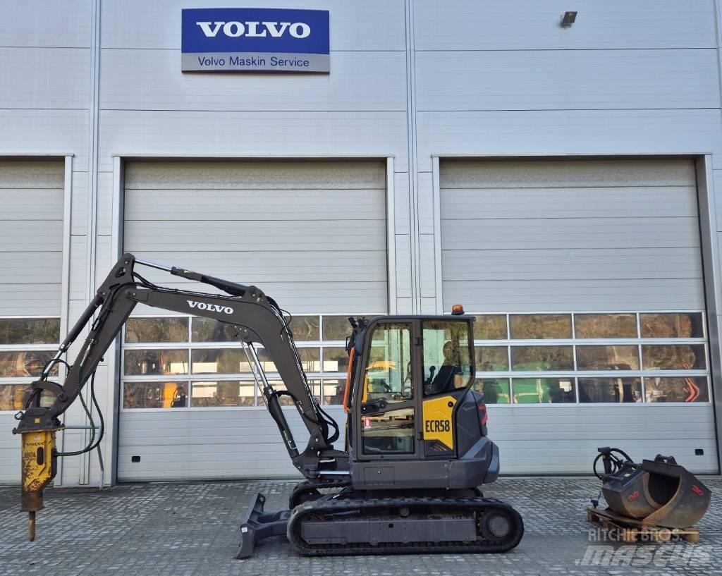 Volvo ECR 58 F حفارات صغيرة أقل من 7 طن (حفارات صغيرة)