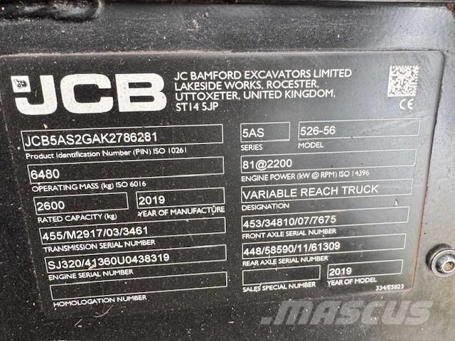 JCB 526-56 Agri Plus معدات مناولة لأغراض الزراعة