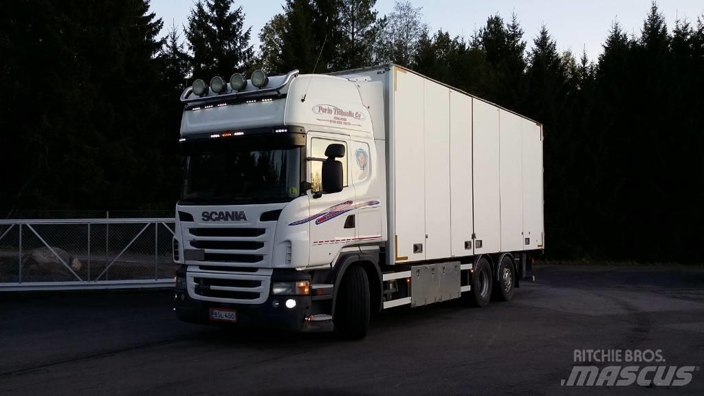Scania R500 6x2 شاحنات ذات هيكل صندوقي