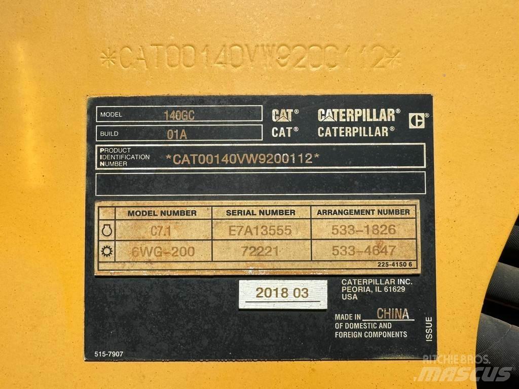 CAT 140GC معدات تمهيد الطرق