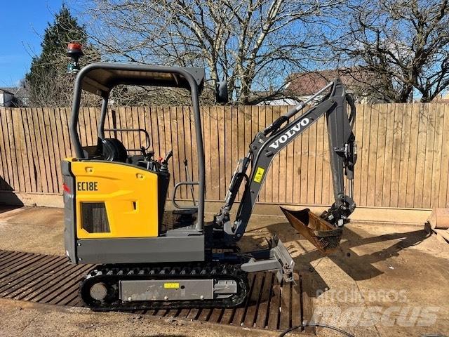 Volvo EC 18 E حفارات صغيرة أقل من 7 طن (حفارات صغيرة)