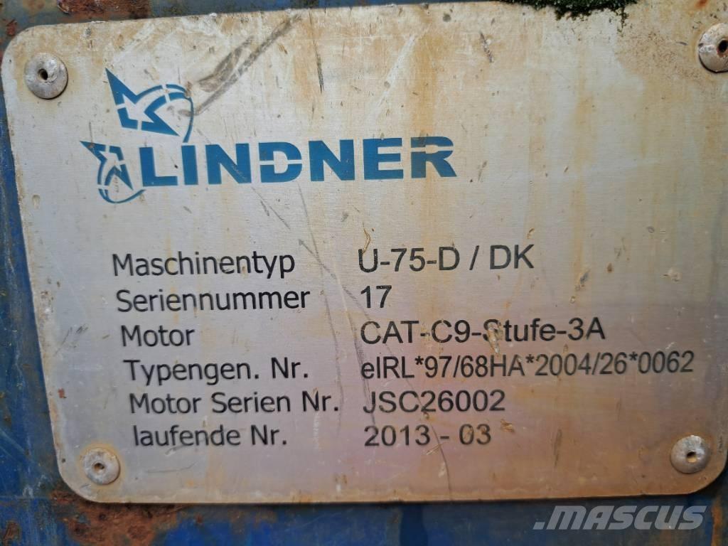 Lindner U75D آلات تمزيق المخلفات