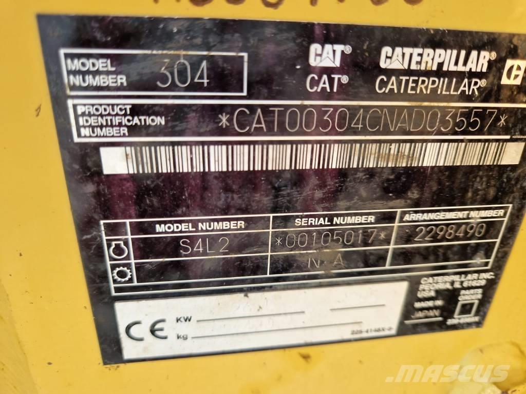 CAT 304 CR حفارات صغيرة أقل من 7 طن (حفارات صغيرة)