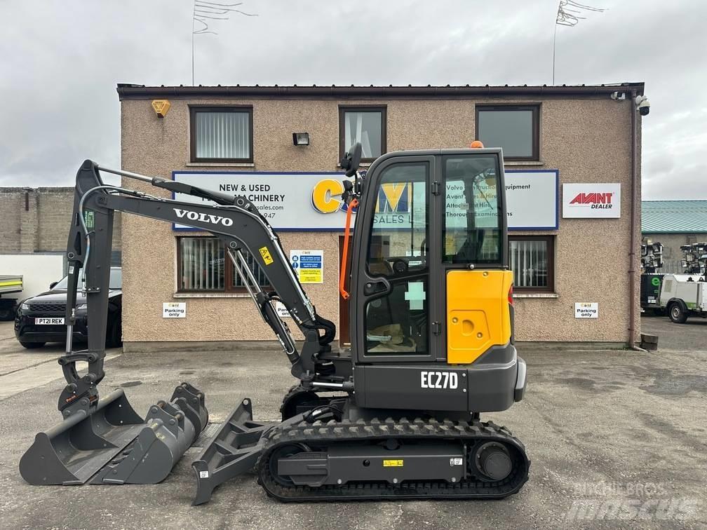Volvo EC 27 D حفارات صغيرة أقل من 7 طن (حفارات صغيرة)