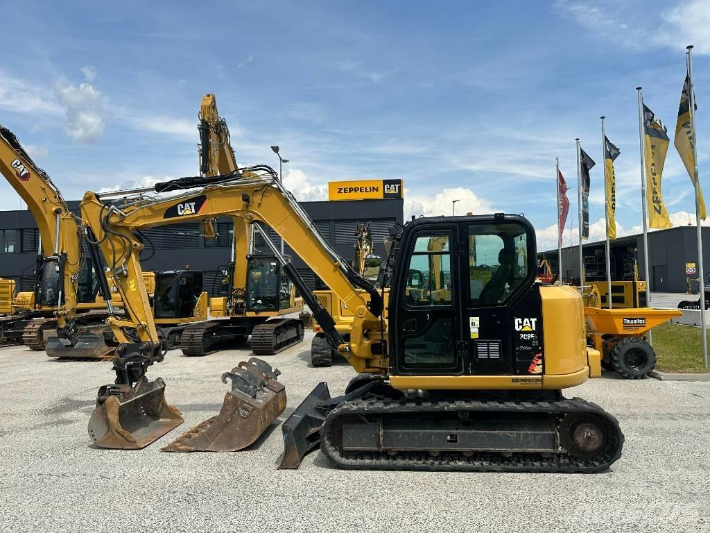CAT 308 E 2 CR حفارات وسط 7 طن - 12 طن